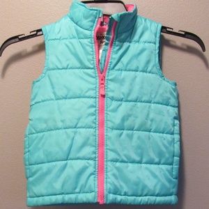 OshKosh B'gosh Jackets & Coats - Oshkosh Turquoise Zip Girls Vest Size 5 Like New OshKosh B'gosh Jackets & Coats - Oshkosh Turquoise Zip Girls Vest Size 5 Like New